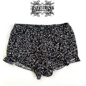 Iron Fist Death Breath Skull Ruffle Shorts